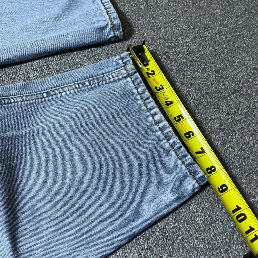 Levi's Relaxed Fit Jeans 38x30 Light  Blue Denim Distressed Straight‎ 90CCCAN1